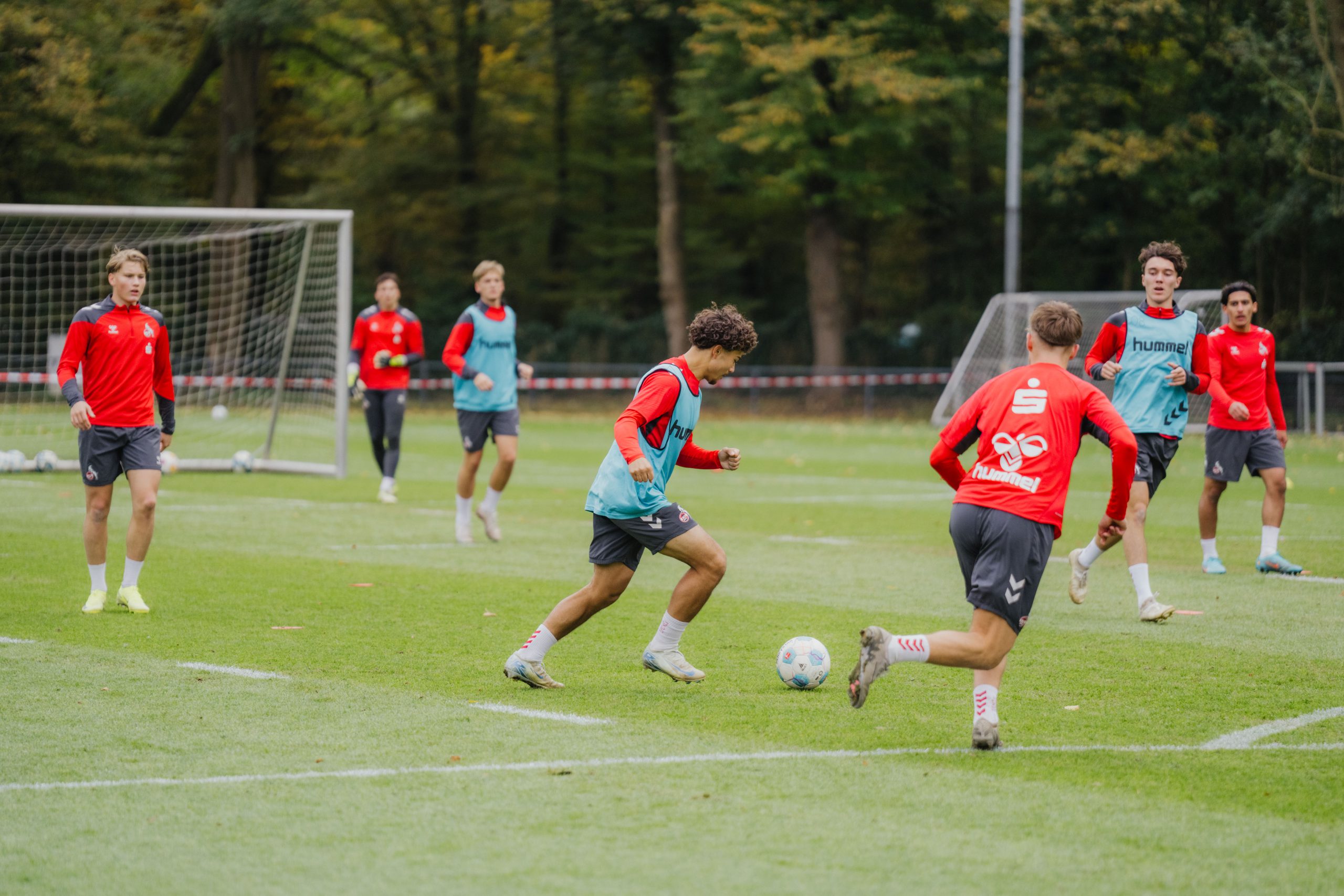 Football training camp in Bavaria